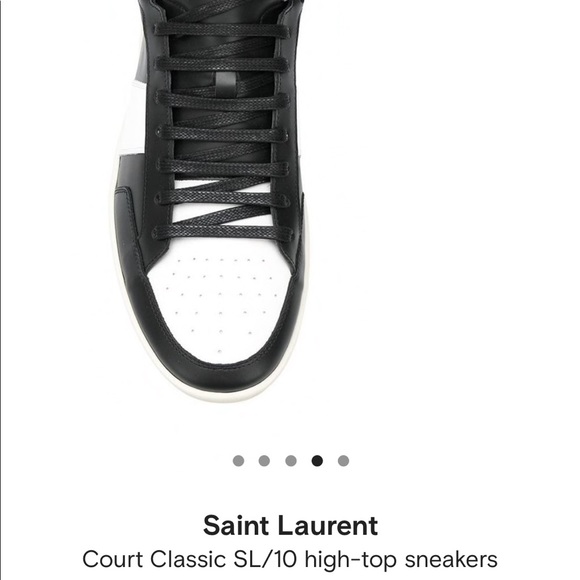 Gently used saint laurent sneakers .size 43 1/2 - Picture 8 of 8